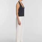 Evian Halter Top in Black Viktoria + Woods