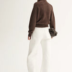 Leon Knit Cardigan in Chocolate Elka Collective