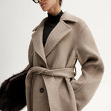 Knox Coat in Oat Marle
