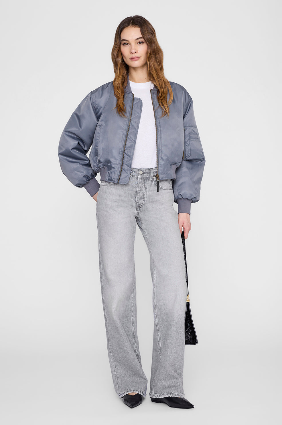 Leon Bomber in Dark Grey ANINE BING