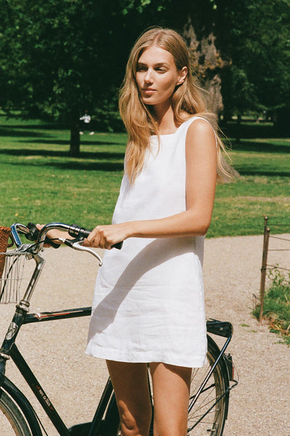 Emma Shift Dress in Ivory