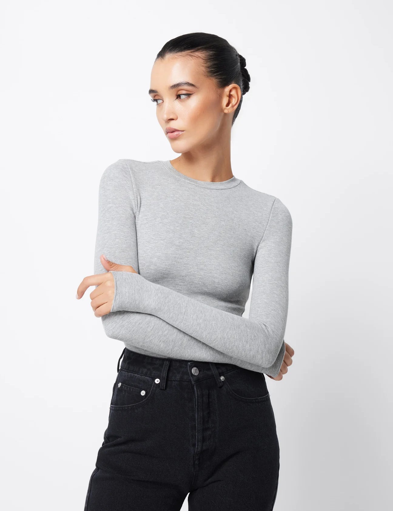 ribbed long sleeve top cloth lifestyle boutique