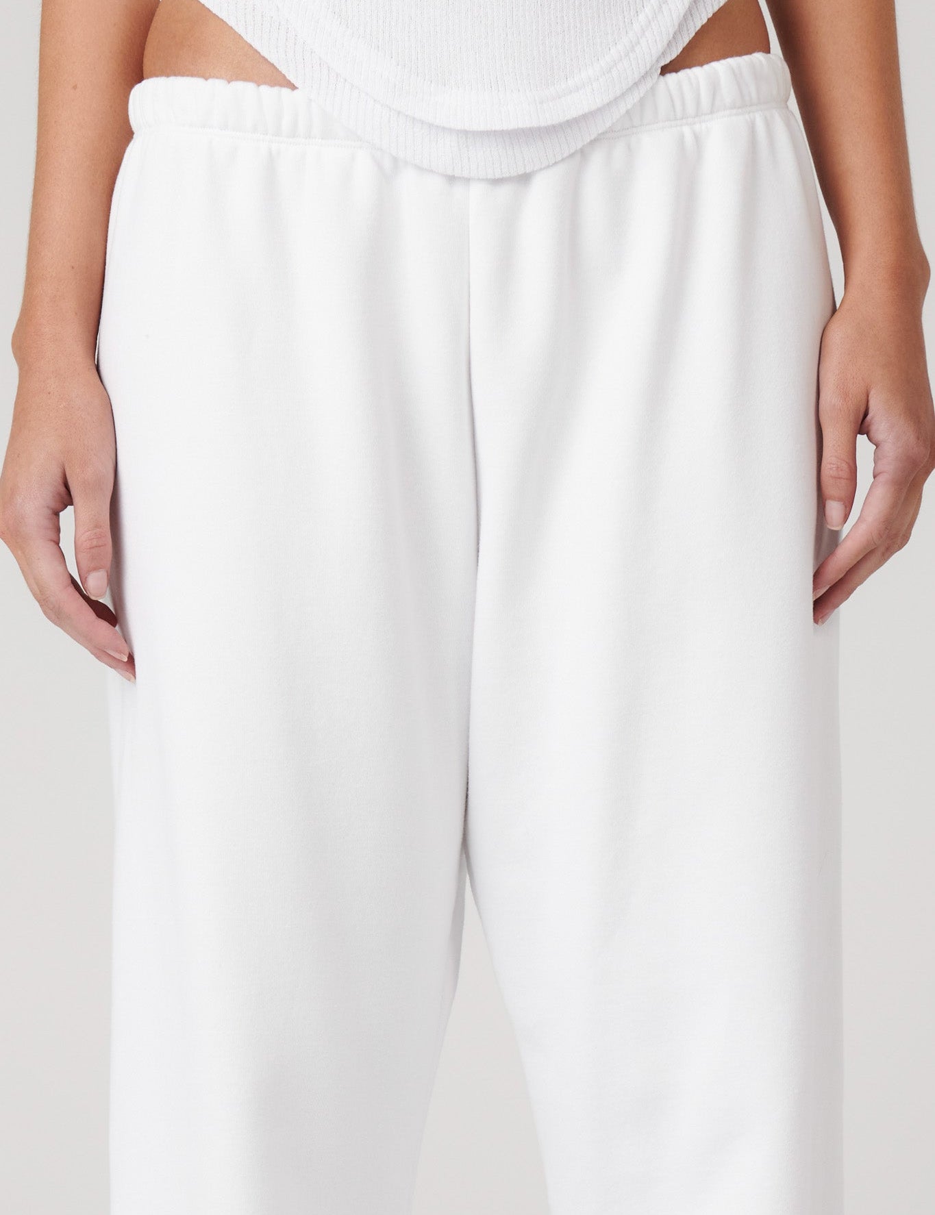 Arti Track Pant in White