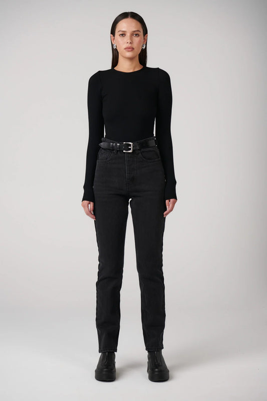 Elise Bodysuit in Black