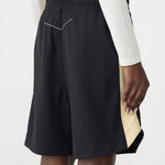Pique Basketball Short in Black and Lemon BASSIKE