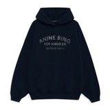 Harvey Sweatshirt Melrose Stencil in Navy Blue