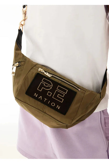 Mini Fastest Lap Cross Body Bag in Khaki by PE Nation