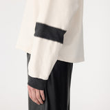 Long Sleeve Slouch Panelled T-Shirt