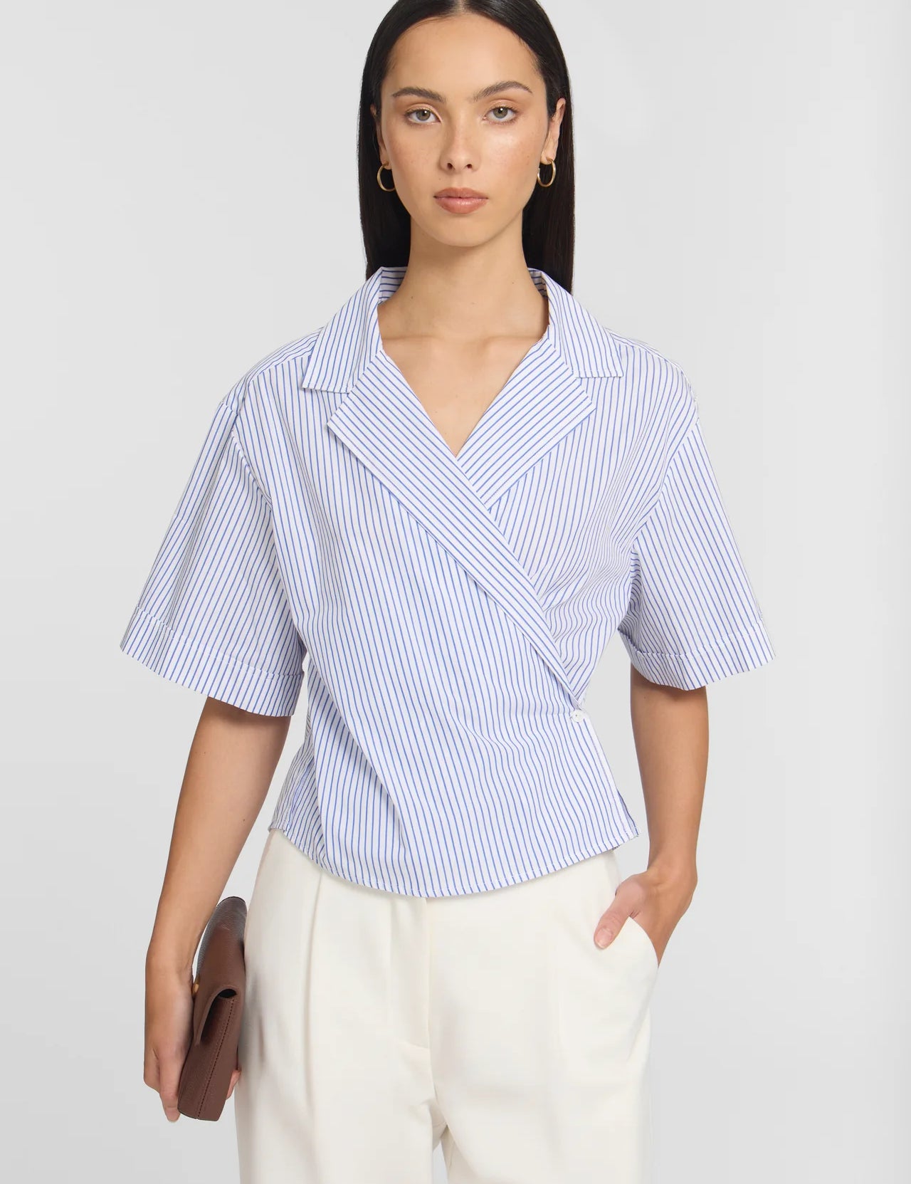 Zion Shirt in Stripe Viktoria + Woods