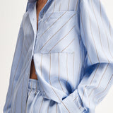 Henry Shirt in Blue Stripe
