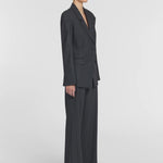 Michigan Blazer in Black Pinstripe Cloth Lifestyle Boutique
