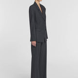 Michigan Blazer in Black Pinstripe Cloth Lifestyle Boutique