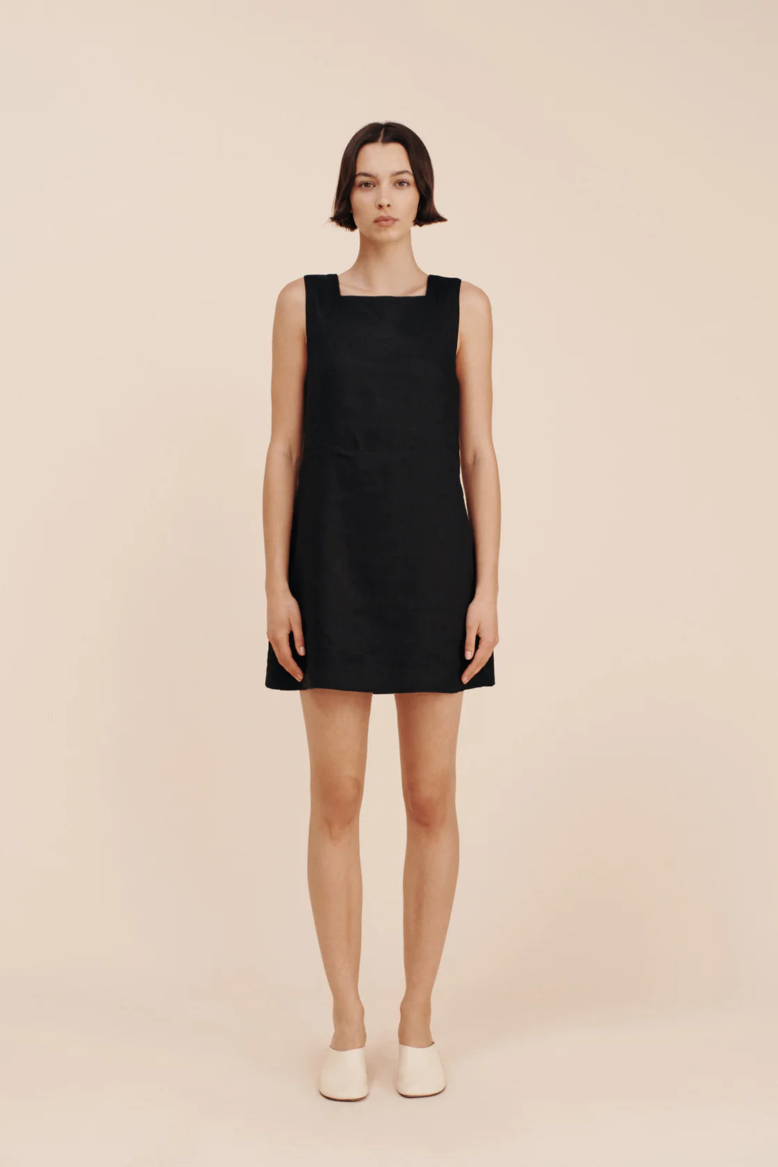 Emma Shift Dress in Black