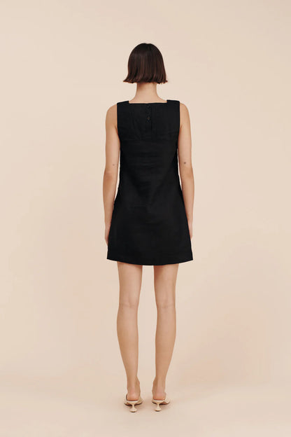 Emma Shift Dress in Black