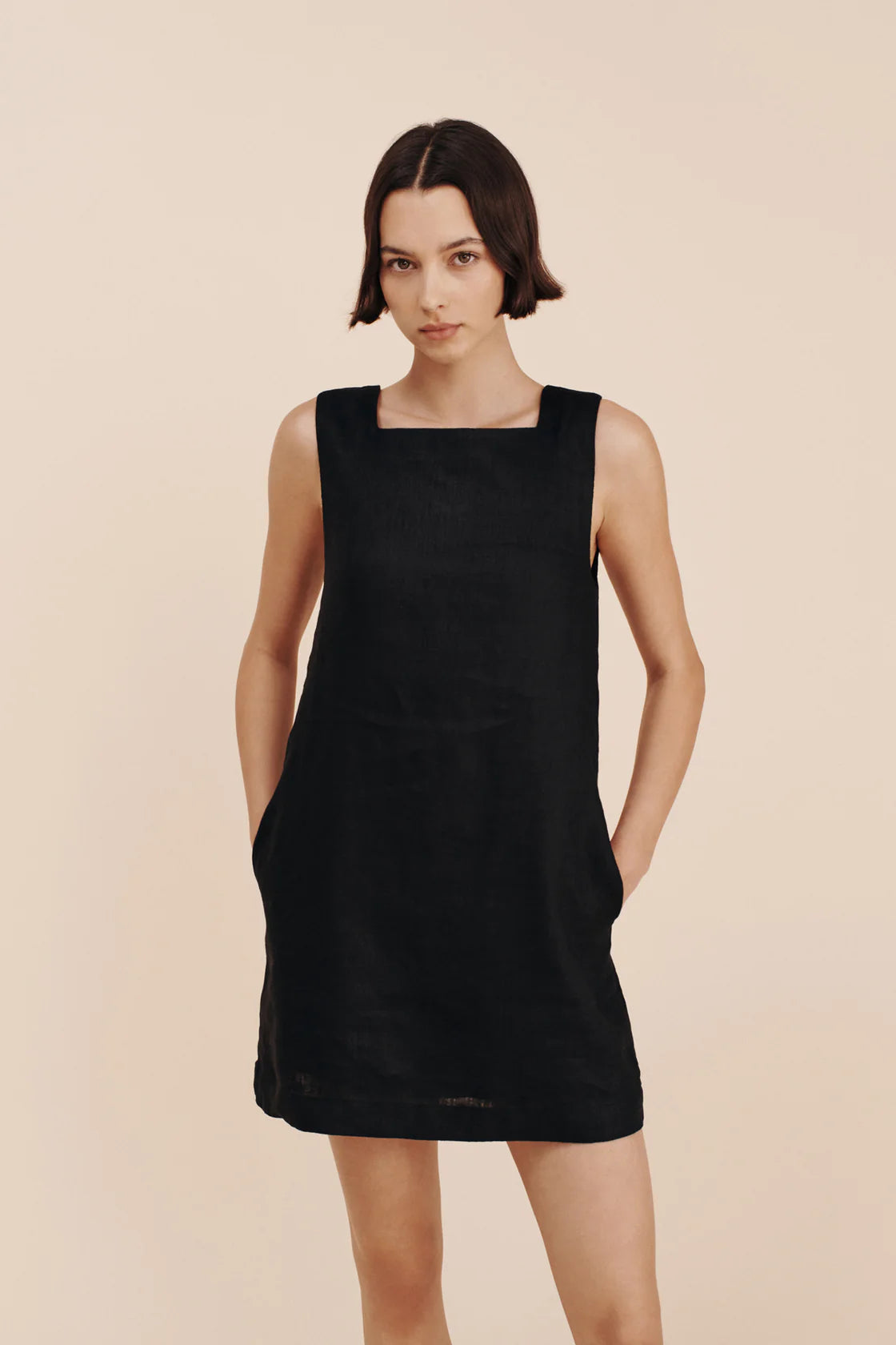 Emma Shift Dress in Black