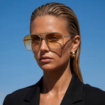 Capita in Brushed Gold Valley Eyewear