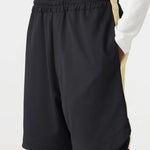 Pique Basketball Short in Black and Lemon BASSIKE