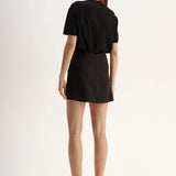 Kylie Mini Skirt in Black Elka Collective