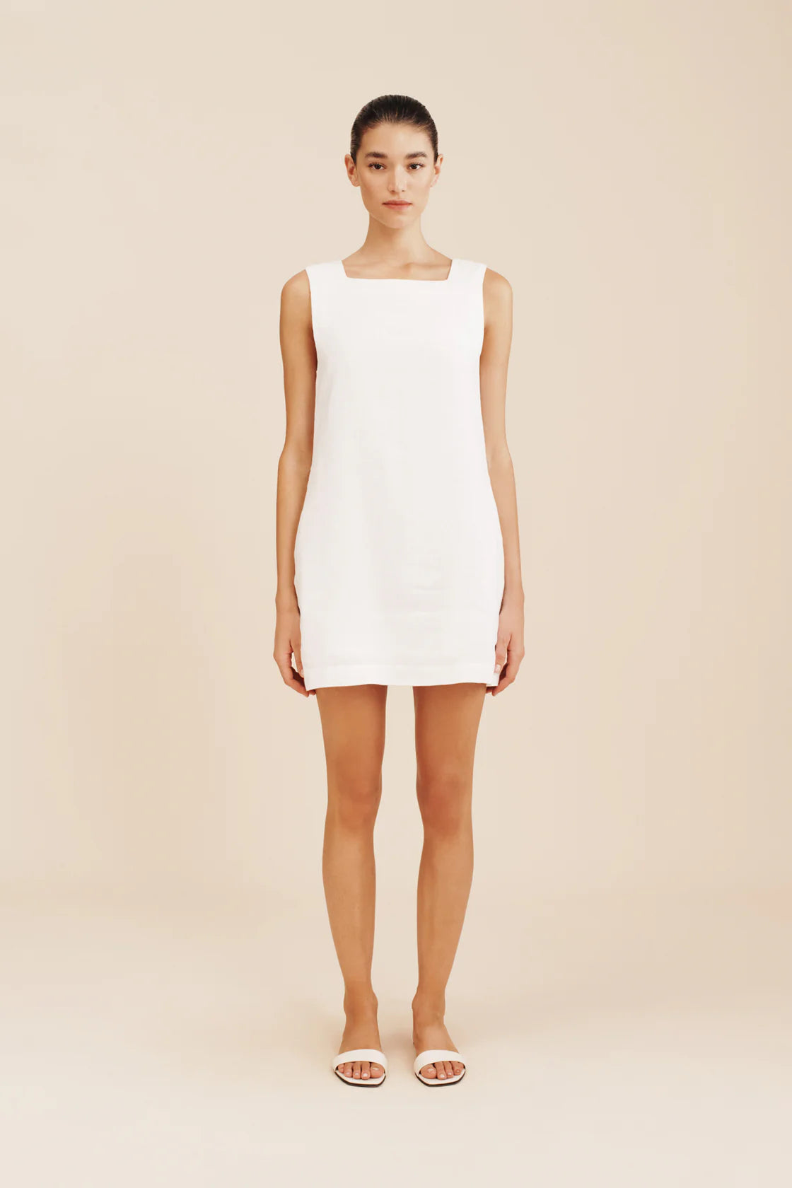 Emma Shift Dress in Ivory