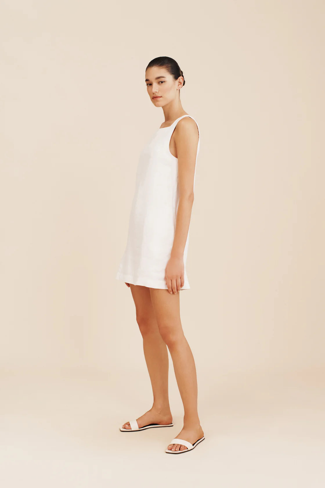 Emma Shift Dress in Ivory