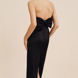 Romeo Strapless Dress in Black