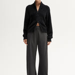 Leon Knit Cardigan in Black Elka Collective