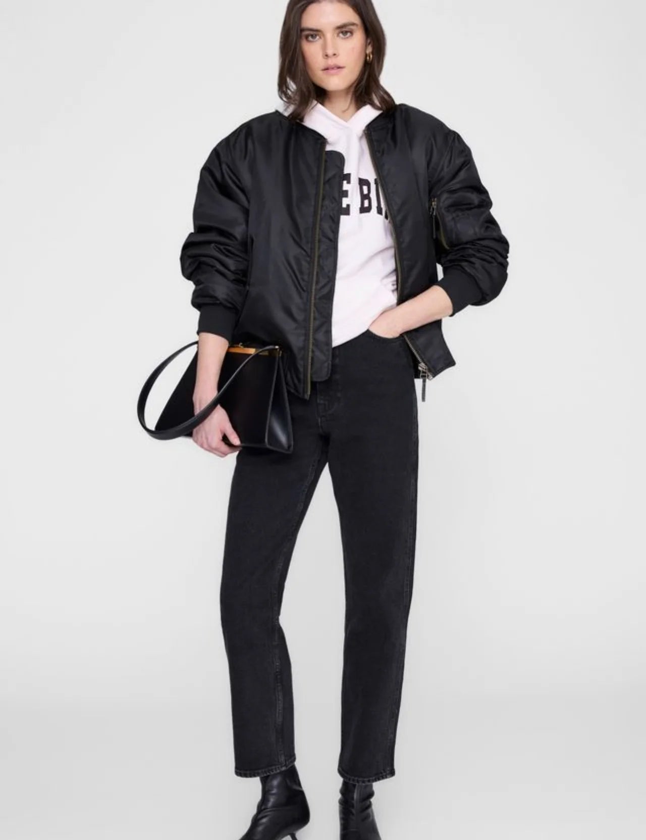 Harvey Sweatshirt in Washed Pink ANINE BING