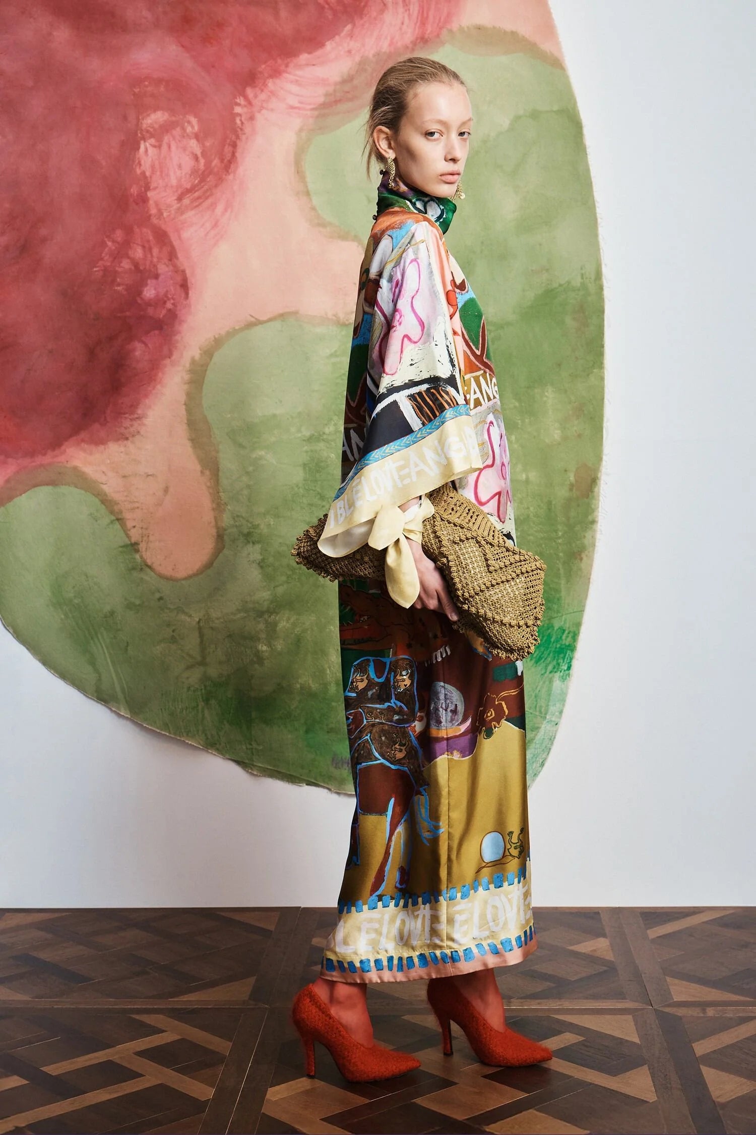 Mlak Silk Midi Dress Alemais