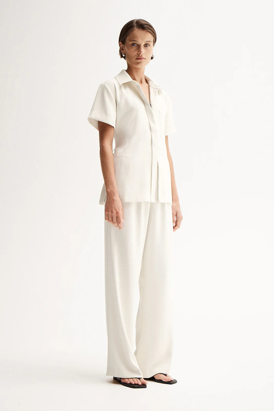 Edra Pant in Ecru Elka Collective