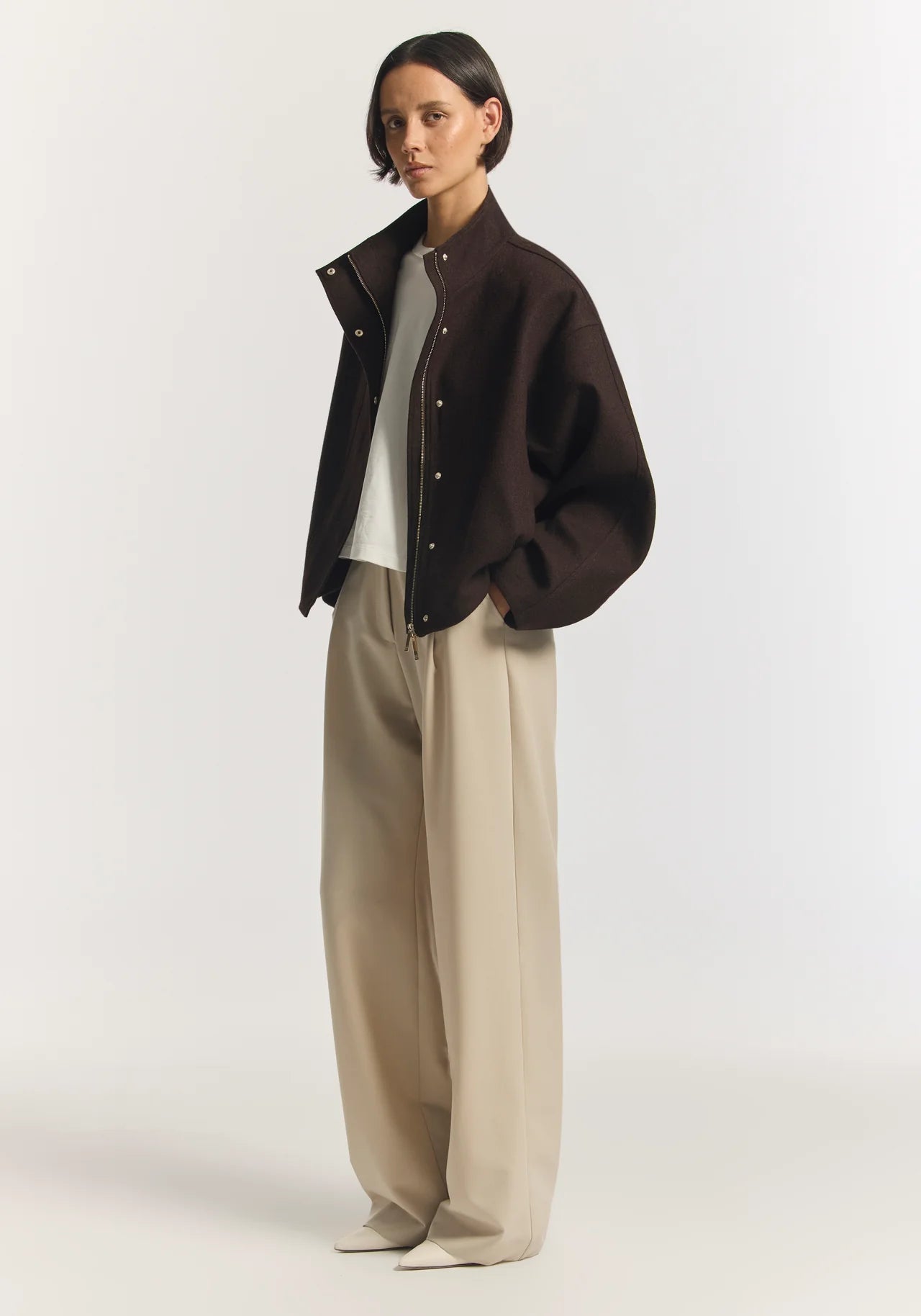 Salvation Bomber in Chocolate Viktoria + Woods
