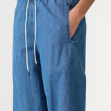Organic Denim Wide Leg Pant