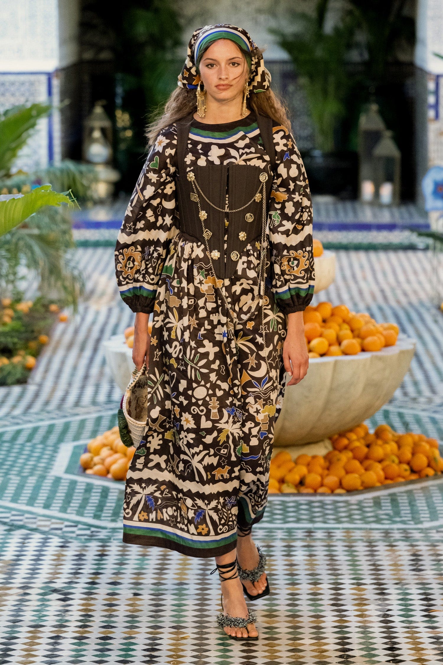 Maroc Midi Dress Alemais