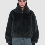 Daphne Faux Fur Bomber Ena Pelly