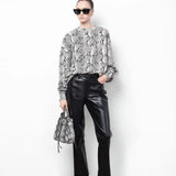 Miles Sweatshirt in Washed Python