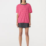 Stripe Boyfriend T-Shirt BASSIKE