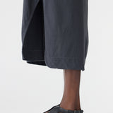 Contrast V- Neck Slip Dress in Black