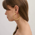 Big Hoop Earrings in Gold Anna Rossi