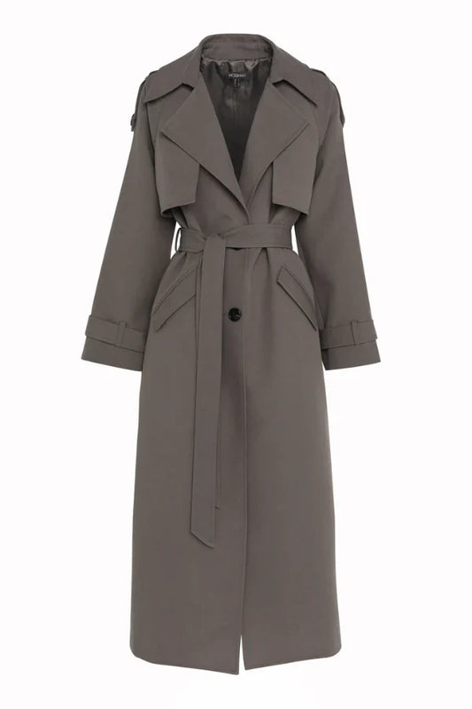 trench coat with a tie waist cloth lifestyle boutique