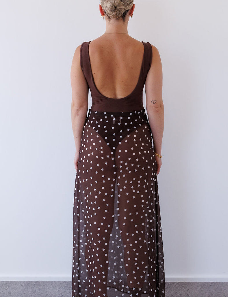 Ruby Skirt in Chocolate Mabel