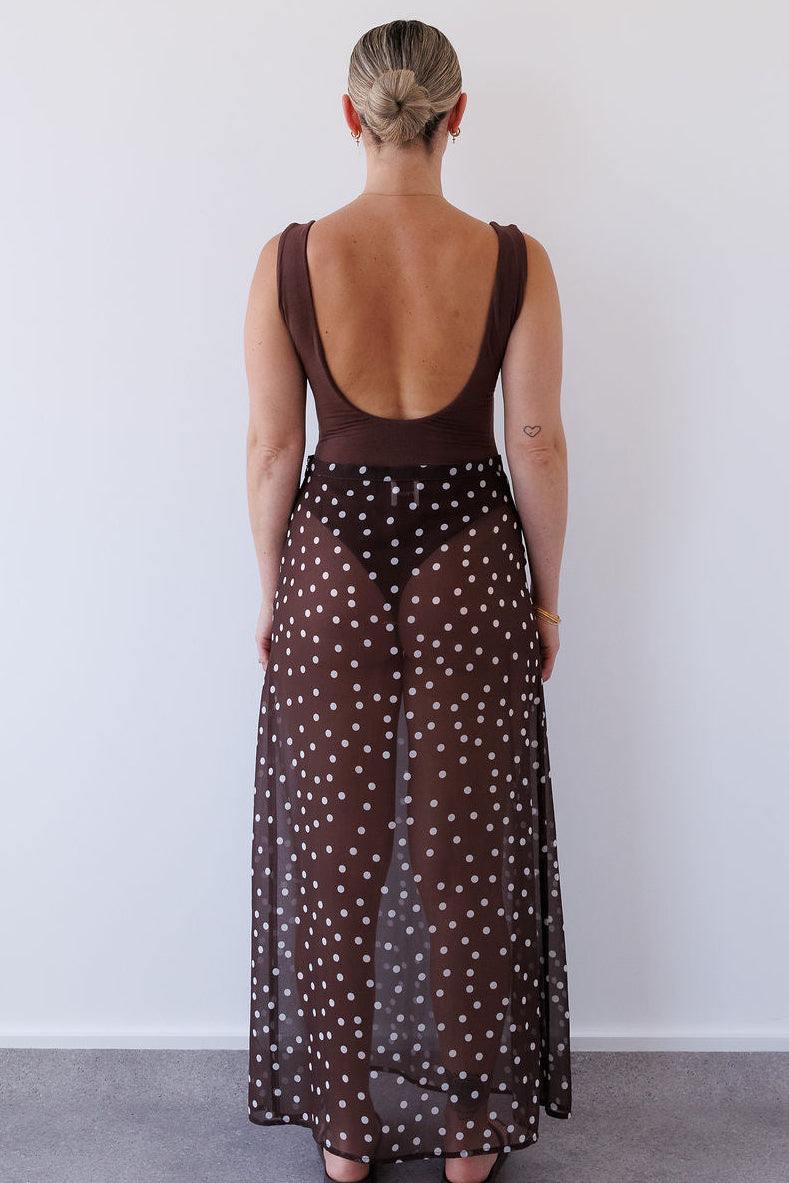 Ruby Skirt in Chocolate Mabel