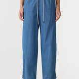 Organic Denim Wide Leg Pant