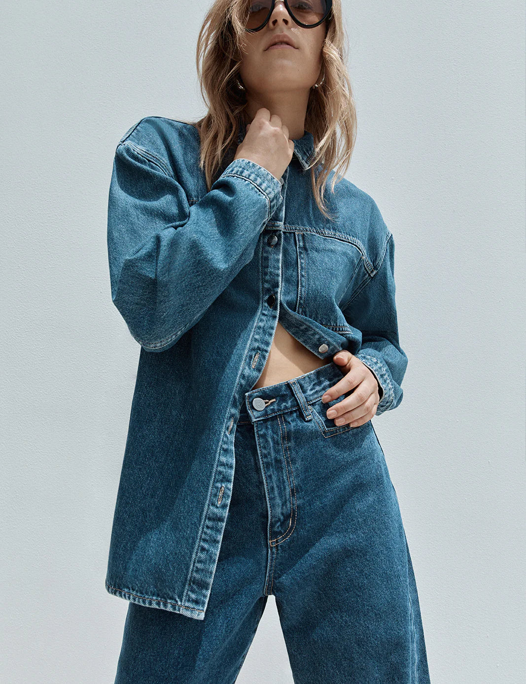 Kennedy Denim Shirt in Dark Indigo (Copy) Elka Collective