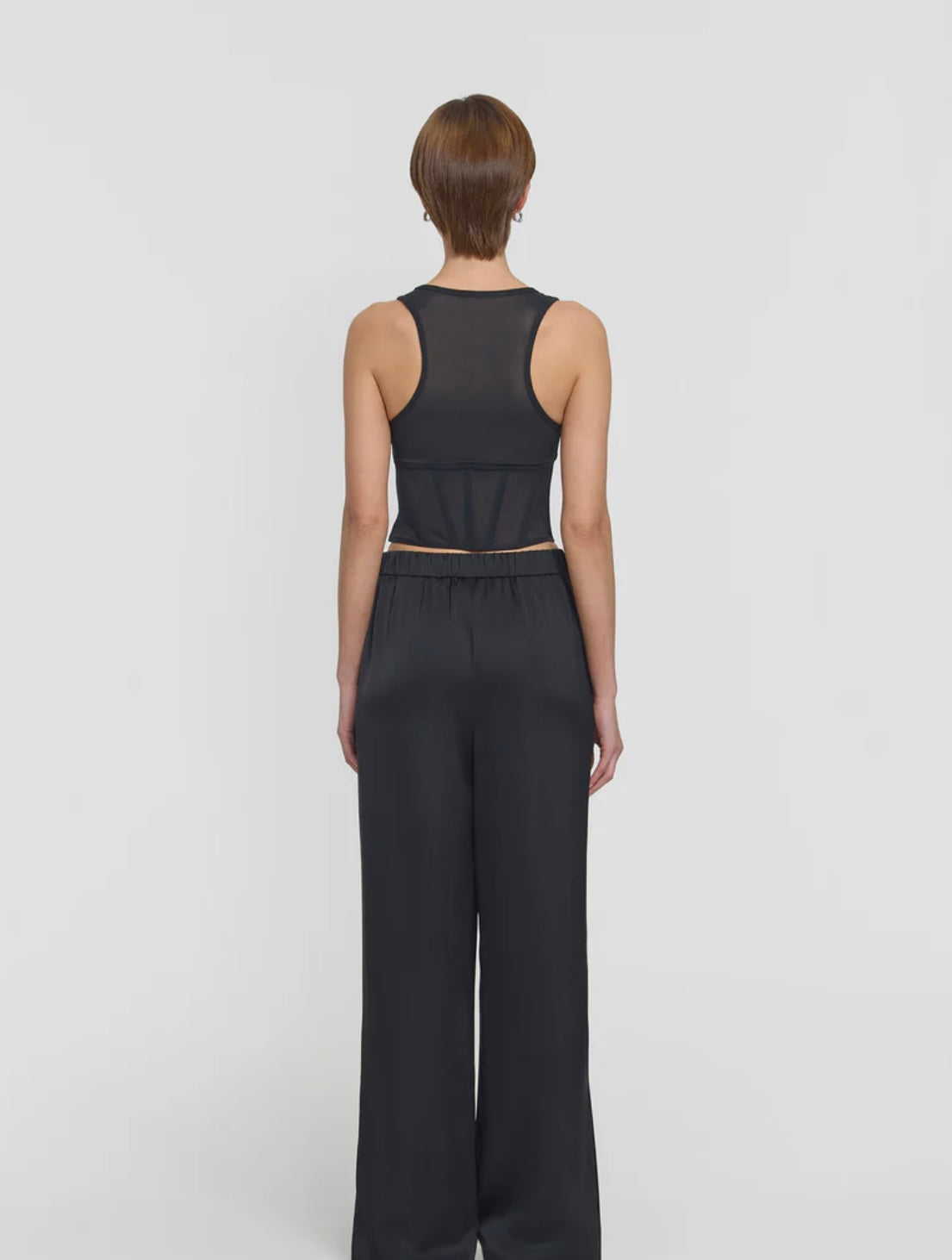 Skylark Wide Leg Pant in Black