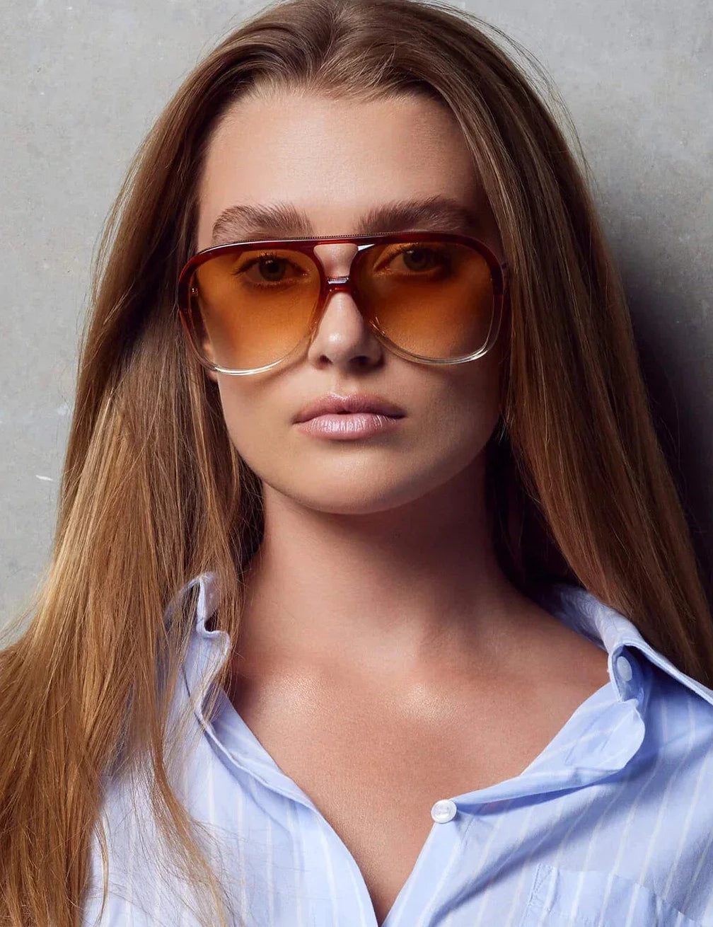 Bang in Burnt Orange Valley Eyewear