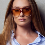 Bang in Burnt Orange Valley Eyewear