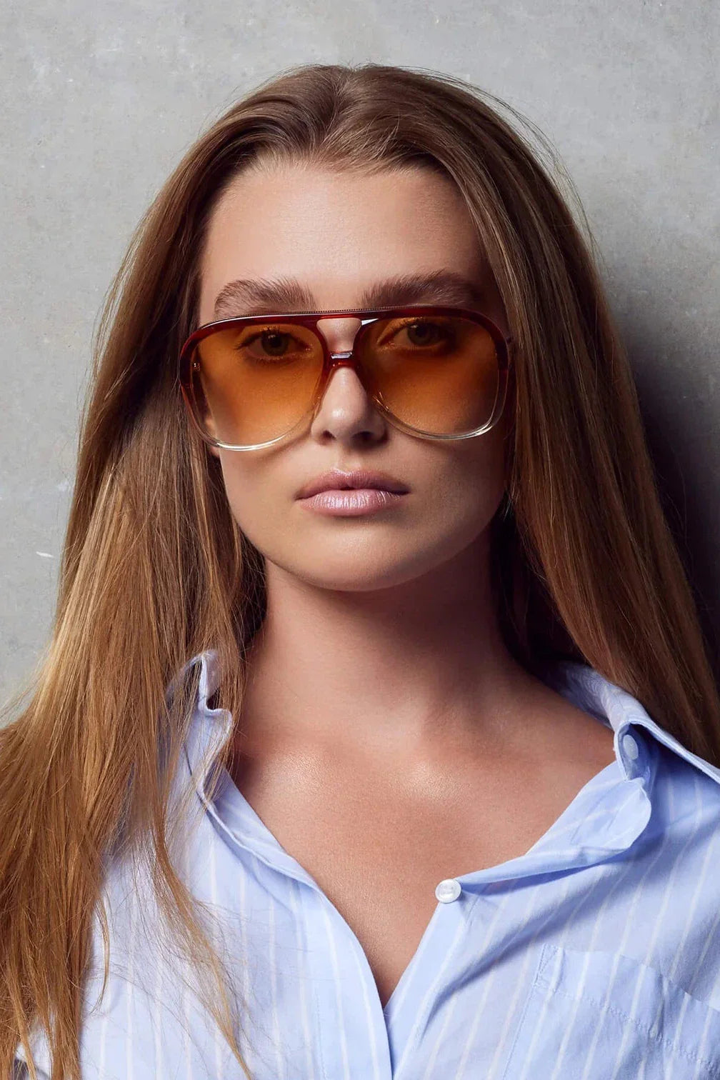 Bang in Burnt Orange Valley Eyewear