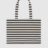 Lara Tote in Natural and Black Stripe Anine Bing