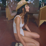 Raffia Cowboy in Natural Lack of Colours