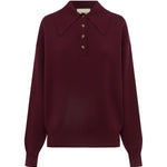 Claudia Plum Knit Polo Alemais