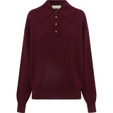 Claudia Plum Knit Polo Alemais